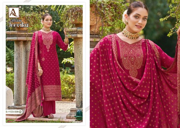 Alok Jeevika Designer Winter Wear Pashmina Dress Material Collection